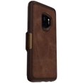 thumbnail image 2 of OtterBox Strada Series Shock Absorbent Foli Cell Phone Case for Samsung Galaxy S9, Brown, 2 of 6