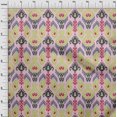 thumbnail image 3 of oneOone Georgette Viscose Fabric Swirl & Paisley Ikat Print Fabric By Yard 42 Inch Wide, 3 of 4