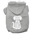 thumbnail image 1 of Sweats à Capuche pour Animaux de Compagnie Sérigraphiés Gris Taille XS (8), 1 of 1