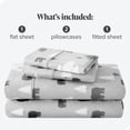 thumbnail image 4 of Bare Home Flannel Sheet Set - 100% Cotton - Deep Pocket - Queen, Kodiak, 4-Pieces, 4 of 4
