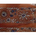thumbnail image 4 of oneOone Georgette Viscose Fabric Leaves & Floral Block Printed Fabric 1 Yard 42 Inch Wide, 4 of 4