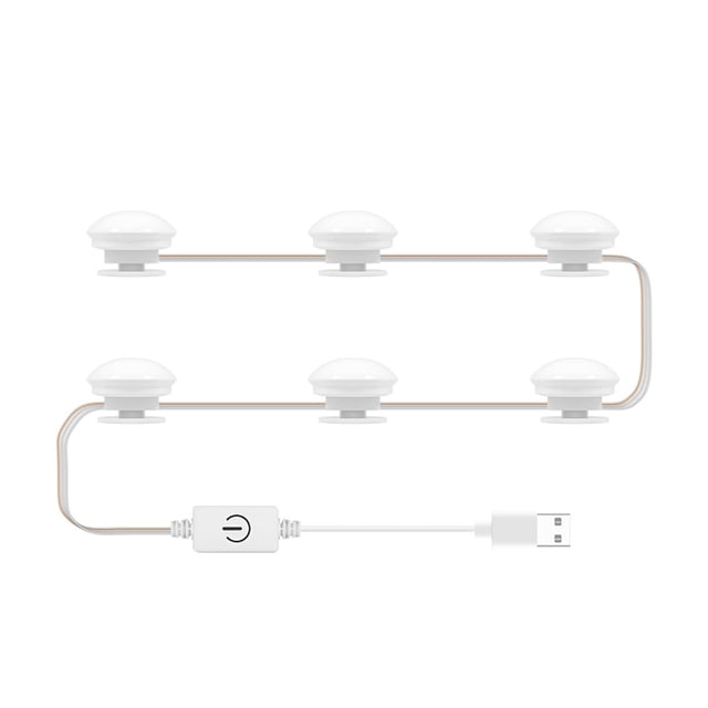 LED Vanity Mirror Light Bulb Mirror Front Light USB Makeup