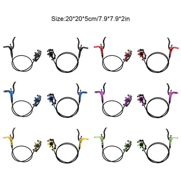 Bike Hydraulic Brake Set Wheel Stopping Parts Bicycles Accessories Universal Bicycle Accessory Disc Braking Kit Replacement Purple Rear Right Brake