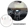 thumbnail image 3 of HLONK12pcs Clear Static Cling Window Film For Car Dash Cam Double-Sided Adhesive Tape Transparent Electrostatic Stickers Clear Static Cling Films, 3 of 8
