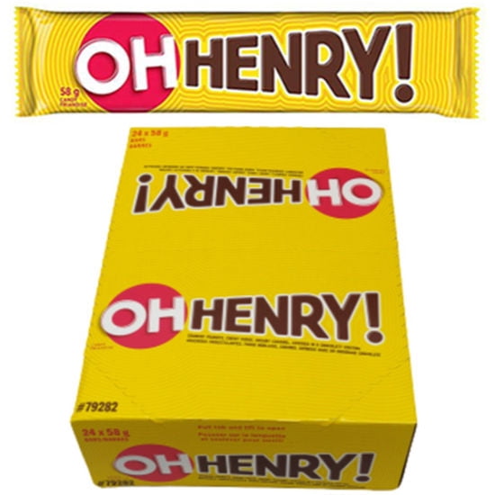 OH HENRY! CHOCOLATE 58G [24PK]
