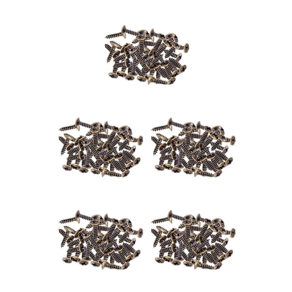 Youkk 1/2/3/5 50x Pickguard Mounting Screws for ST SQ Replacement Parts Copper Bronze 3x12mm 50 pcs 5PCS