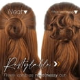 thumbnail image 4 of Extensions de Cheveux Chignon Décoiffé Pince Facile Perruque Pince de Préhension pour Femme Fer à Friser Naturel, Extensions de Cheveux et Accessoires pour Femmes, 4 of 6