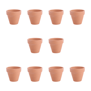 POINTERTECK 10Pcs 5,5x5cm Petite Mini Terracotta Pot Céramique Potterie Planter Cactus Pots de fleurs Pots succulents pour les pépinières Idéal pour les plantes Artisanat