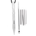 thumbnail image 4 of Bracelets Parachute Corde Aiguilles à Tricoter Kit de Pointe en Aluminium Bricolage Tissage ToolSilver 6pcs/set, 4 of 9