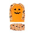 thumbnail image 3 of TIMIFIS Pyjamas d'Halloween Assortis pour la Famille Ensembles Assortis 2 Pcs Pyjamas d'Halloween Pyjama à Manches Longues Combinaison de Nuit Toile d'Araignée Fantômes Citrouille Squelette Haut et Pantalon Tenue Vêtements de Maison Ensemble de Pyjamas des Fêtes -, 3 of 4