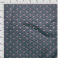 thumbnail image 3 of oneOone Cotton Silk Fabric Geometric & Flamingo Bird Print Fabric BTY 42 Inch Wide, 3 of 4