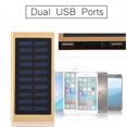 thumbnail image 2 of Banque d'Alimentation Solaire, Chargeur Portable Double USB 10000mAh Banque d'Alimentation Portable Compacte et Légère, 2 of 7