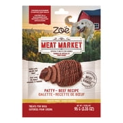 Zoe Meat Market Patty, Beef Recipe Dog Treats 95 G