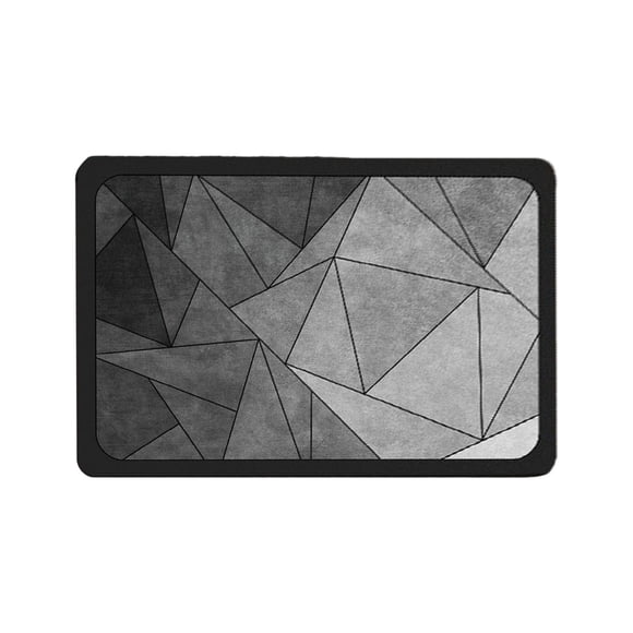 Super Absorbent Diatomite Bathroom Floor Mat 50 cm x 80 cm with Non-slip Rubber Backing for Sink, Toilet, and Shower Areas
