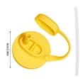 thumbnail image 3 of Couvercles de Canettes avec Couvercle en Silicone, Couvercle de Canette Réutilisable, Couvre-Canette en Silicone Anti-Déversement, Protège-Couvercle de Canette pour Bière, Jus, Boisson, Standard C, 3 of 4