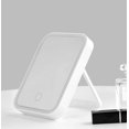 thumbnail image 1 of Makeup Mirror Vanity Mirror with Lights, LED Lighted with Touch Screen, Portable LED Makeup Mirror, Good for Tabletop, Bathroom, Traveling (White Three), 1 of 8