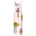 thumbnail image 4 of RKSTN Jumpsuits for Women Boho Floral Printed Summer Sleeveless Backless Fashion Loose Long Pants Rompers, 4 of 5