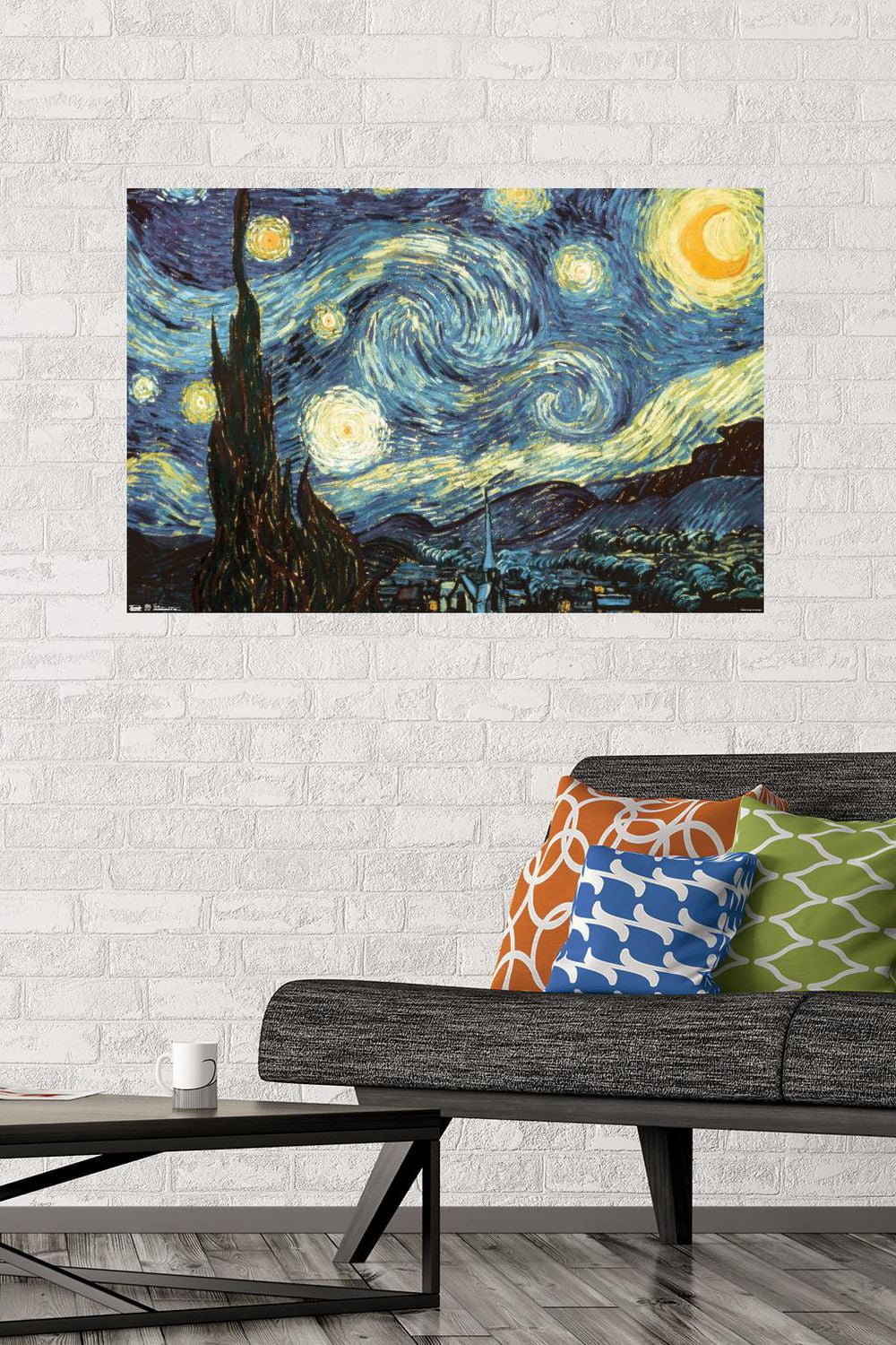 The Starry Night by Vincent van Gogh Wall Poster
