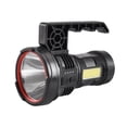 thumbnail image 2 of Led Flashlight High Lumen Rechargeable | Side Light Multifunctional Bright | Usb Fast Charging Portable | Waterproof Outdoor Emergency Light for Camping, Home, Hiking, Power Outages, 2 of 9
