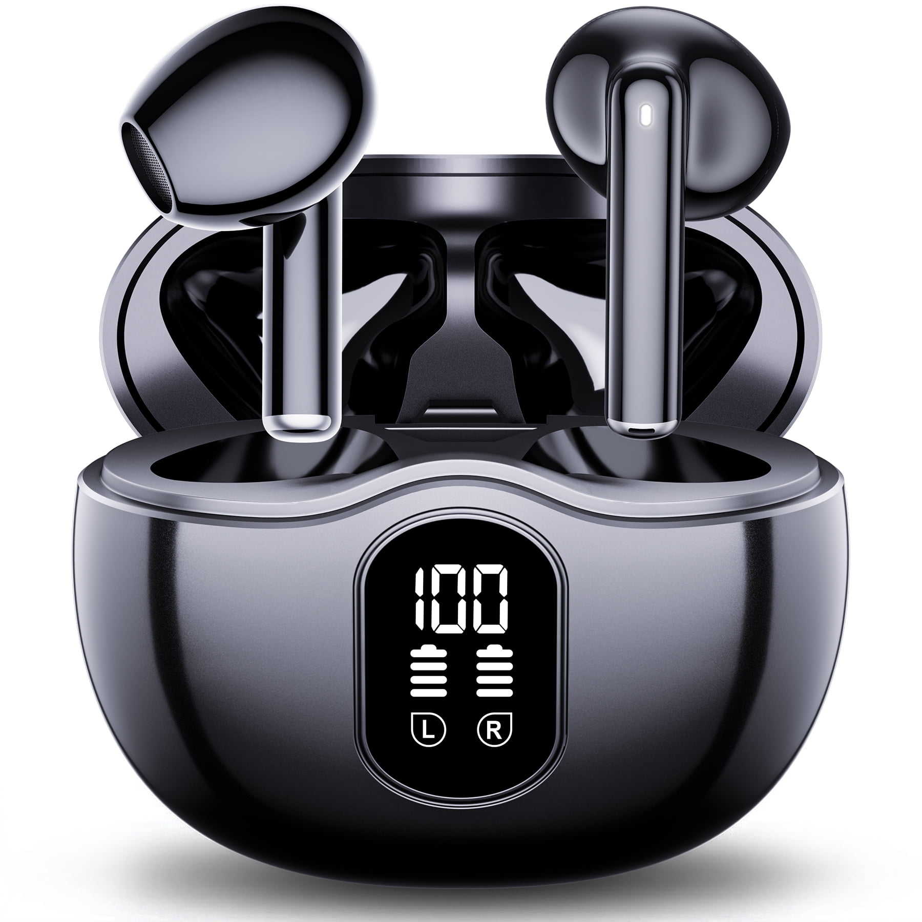 VEATOOL Wireless In-Ear Earbuds, Hi-Fi Stereo 3D Bass Ear Buds, 4 ENC Noise Cancelling Mic, 36Hrs Playing Time, IP7 Waterproof