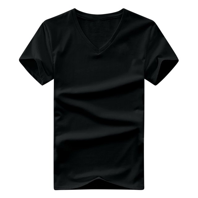 Mefallenssiah Hauts pour Hommes Col en V Clair Col Rond Manches Courtes top Manches Courtes Chemisiers à Col en V