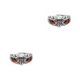 thumbnail image 2 of Maytalsory Retro Owl Eye Ring Electroplated With Luster Eye Owl Ring Alloy Exquisite Craft Adjustable Size Official Orange 2Set, 2 of 6