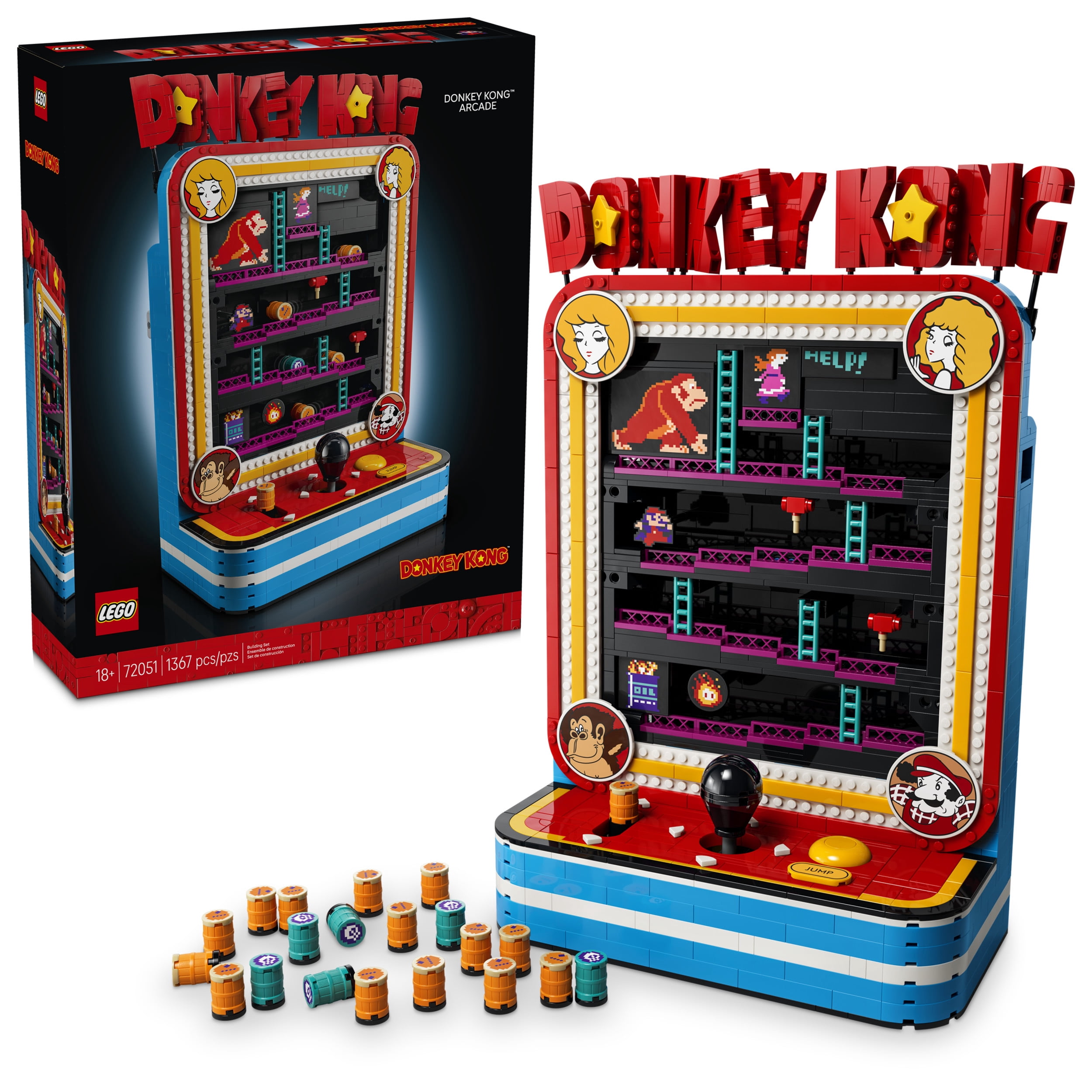LEGO Borne d’Arcade Donkey Kong , Ensemble de Construction 72051
