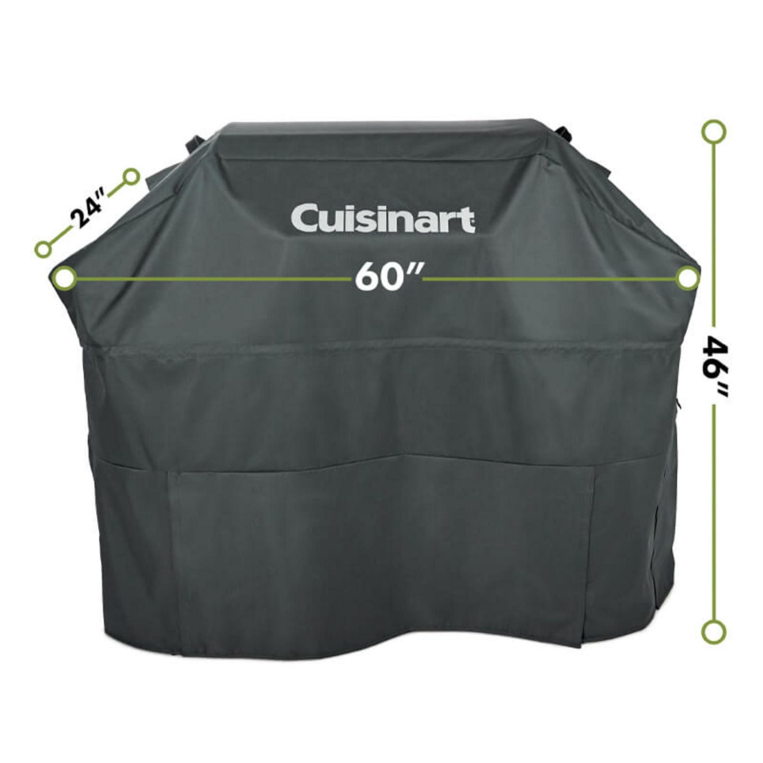 Cuisinart Heavy Duty Grey BBQ Cover, 60" X 24" X 46"