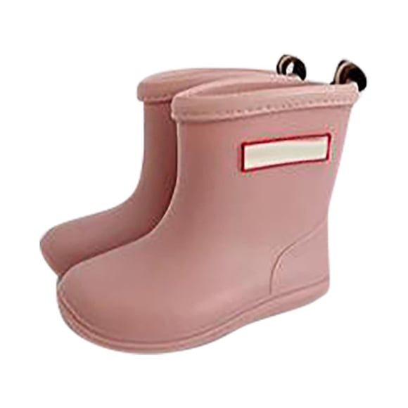 Bottes Garçons 2025 Faciles à Enfiler Taille 4 Botte Western Chaussure de Pluie Botte pour Botte Hiver pour Petit Enfant Courte Ugg pour Botte de Pluie Légère Pluvieuse Petit Garçon Décontractée