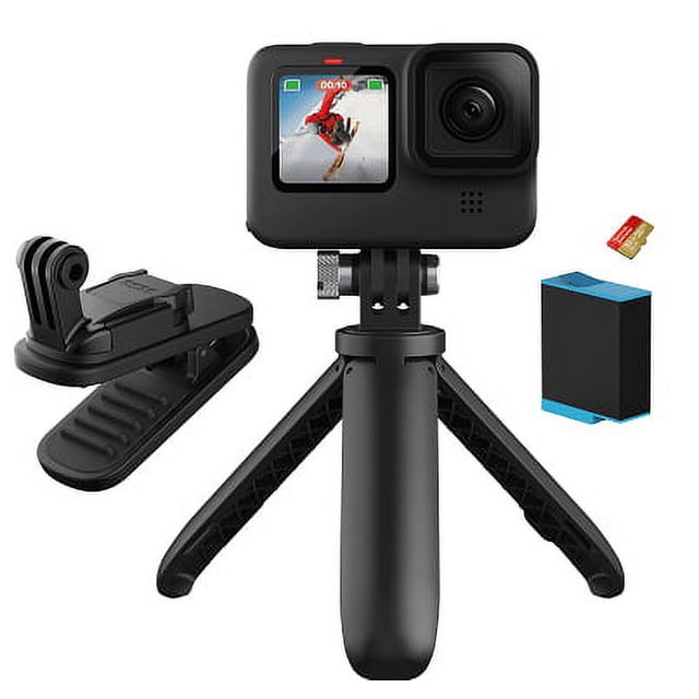 GoPro HERO10 (HERO 10) Noir + Ensemble d'Accessoires