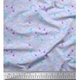 thumbnail image 1 of Soimoi Rayon Fabric Bird Artistic Printed Fabric 1 Yard 42 Inch Wide, 1 of 3