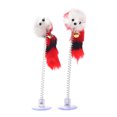 thumbnail image 3 of Cat Teaser Toy Funny Bell Sucker Mouse Spring Cat Interactive Toy Cat Play Toy, 3 of 10