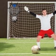 thumbnail image 3 of Kids Soccer Goal Top Bins Football Goal Net with Adjustable Straps, Training Aid to Improve Shooting Accuracy for Kids School Garden Gym Practice, 3 of 5