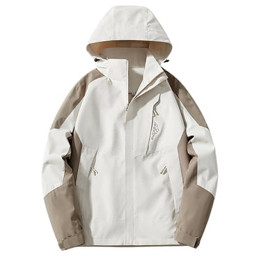 Wo-Fusoul Coupe-Vent pour Femmes, Coupe-Vent Léger Imperméable, Manteau de Pluie de Printemps Automne pour Femmes, Manteau Décontracté à Manches Longues pour l'Extérieur