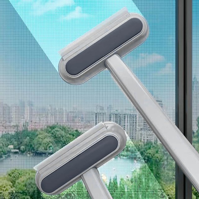 Xihbxyly Window Screen Net Mesh Cleaner,Window Brush Screen Door Mesh Cleaner, All-Purpose Window Washer Squeegee Kit,Window Cleaner Squeegee for Window, Glass, Shower Door,plastic Mesh Cleaner