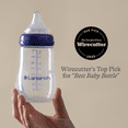 thumbnail image 4 of Lansinoh Anti-Colic Baby Bottles for Breastfeeding Babies, 240 ml (8 Ounces), 3 Count, Includes 3 Medium Flow Nipples, 4 of 6