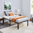 thumbnail image 1 of Yaheetech Metal Platform Bed Frame, Twin XL, Steel Slat Support and Durable Steel Framework, Twin XL, 1 of 9