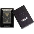 thumbnail image 5 of 2024 Zippo Design de Billard, Noir Craquelé Mat, Carte : 27,16 $, 5 of 5