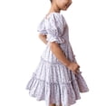 thumbnail image 3 of Fortune Mommy and Me Dresses Matching Set Summer Boho Dress Square Neck Ruffle Sleeves Floral Dress, 3 of 9