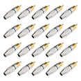 thumbnail image 1 of Unique Bargains 20 Pcs Adaptateur de Prise Audio Vidéo Sans Soudure RCA Mâle, 1 of 4