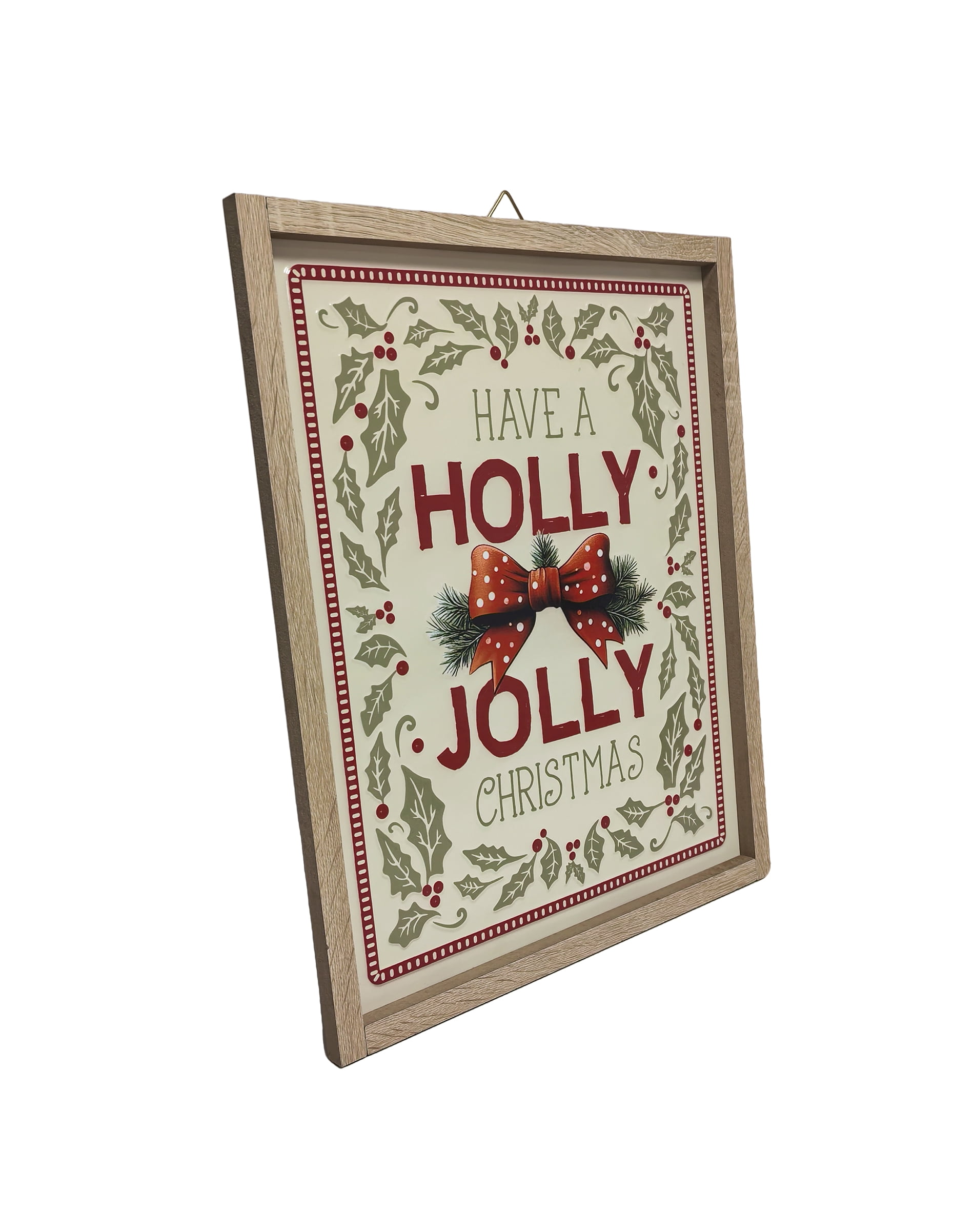 Christmas Holly Jolly Hanging Decor