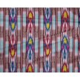 thumbnail image 4 of oneOone Polyester Lycra Fabric Stripe Ikat Printed Fabric 1 Yard 56 Inch Wide, 4 of 4