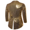 thumbnail image 3 of Costume pour Homme Paillettes Brillantes Col Rabattu Bal Queue-de-Pie Smoking, 3 of 5