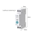 thumbnail image 3 of Wifi Intelligent Circuit Breaker Wireless Remotes Control Switch Mobilephone APP Remotes Viewing Intelligent Home Equipment Timing Countdown Loop Timing Modes Compatible with Home Voice C, 3 of 7