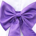 thumbnail image 5 of Oyolan Robe de Demoiselle d'Honneur pour Bébé Fille Robe de Fête Formelle de Mariage Robe de Baptême en Tulle Princesse Concours Violet 12, 5 of 5