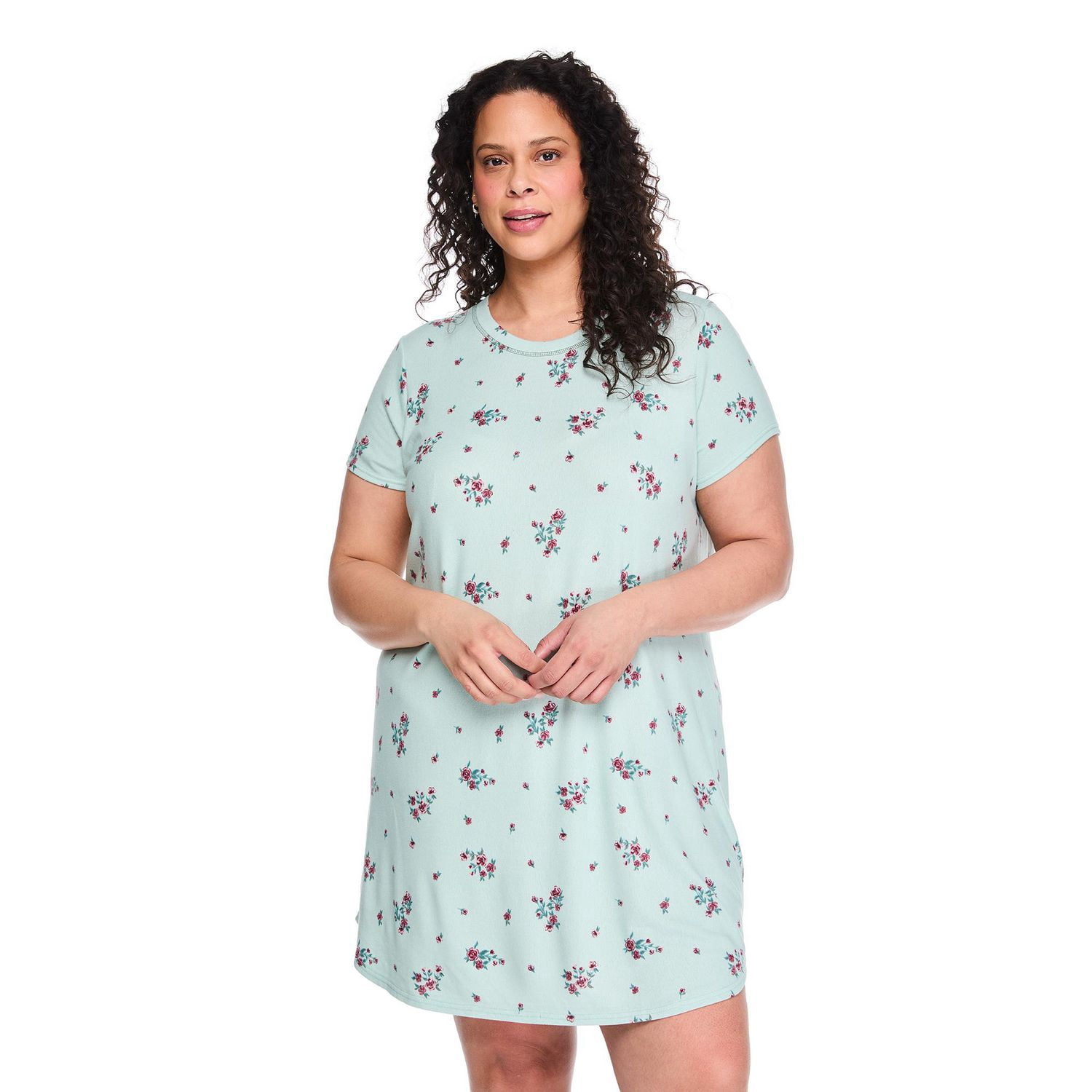 George Women's Plus Short-Sleeve Sleepshirt