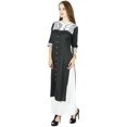 thumbnail image 2 of Bimba Kurta Kurti en Rayonne pour Femmes Manches 3/4 Tunique Formelle - Vêtement à Surpiqûres Personnalisées, 2 of 6