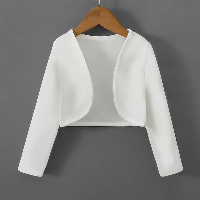 EQWLJWE Liquidation d'Économies d'Été! Blazer Court Décontracté pour Femme à Manches 3/4, Col Rabattu, Ouvert à l'Avant, Cardigan de Travail de Bureau, Veste de Complet, Boléro