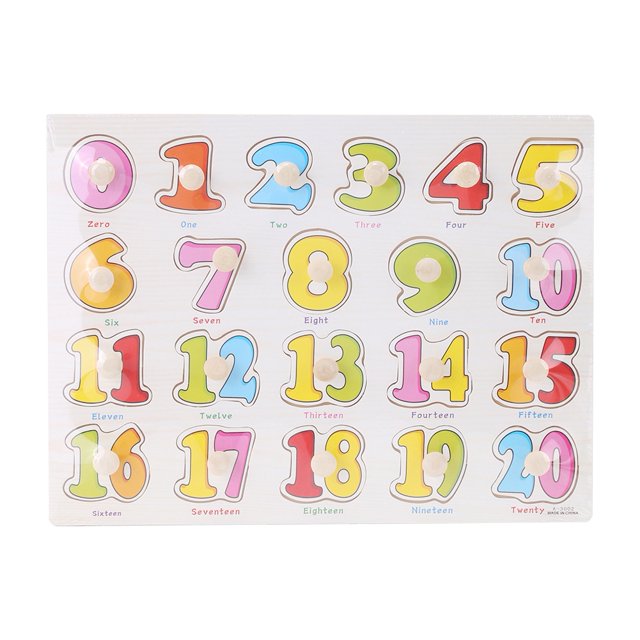 Educational Game, Cognitive Knob, Learning Toy Preschool Educational Knob Puzzles Toddler For Girl Baby For Boy