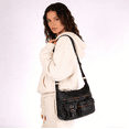 thumbnail image 2 of Karla Hanson Charlotte Pre-Washed Women's Hobo Organizer Bag, 2 of 6